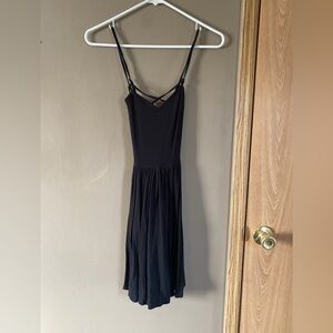 American Eagle Outfitters Black Strappy Mini Dress